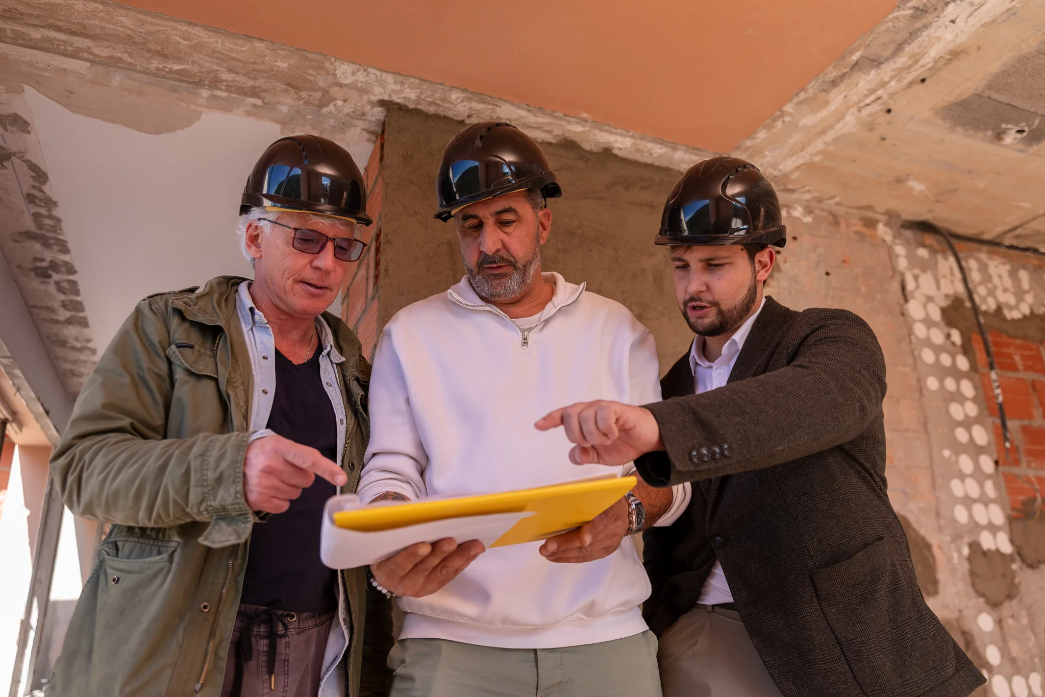 Construcción en acción